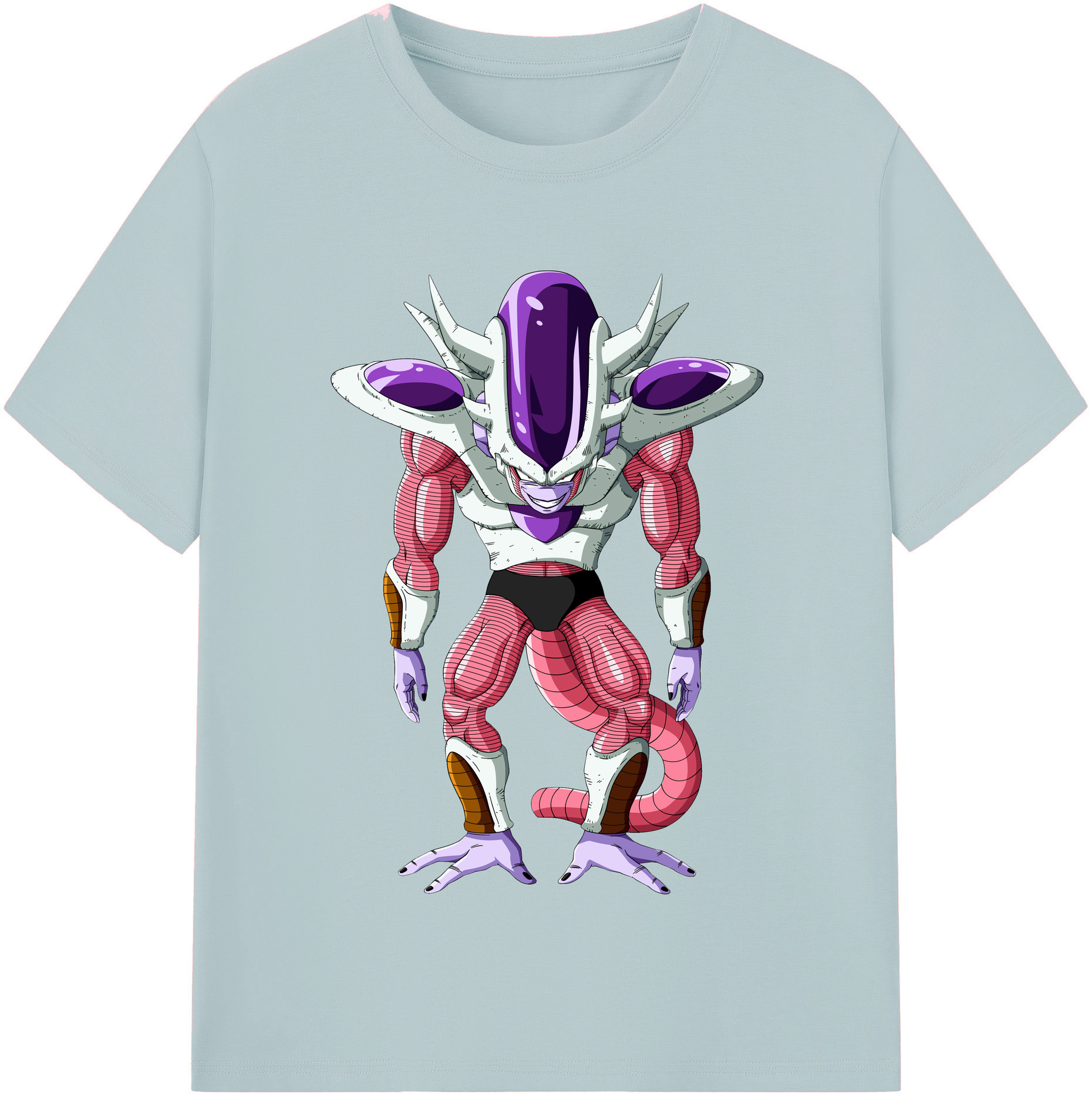 （画像用） ドラゴンボール フリーザ DRAGON BALL Frieza 綿100％半袖Tシャツ（フロントプリント）